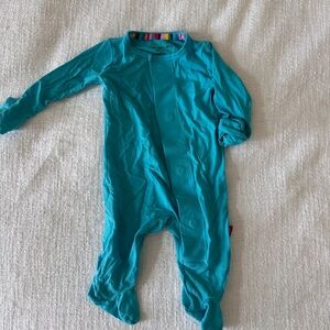 Magnetic me footies teal blue. 0-3 months never been worn washed once